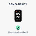 kwmobile Uhrenarmband für Xiaomi Redmi Smart Band 2 Armband Fitnesstracker Band Set Ersatzarmband Smartwatch