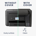 kwmobile Cover kompatibel mit Epson Eco Tank ET-3850 / Eco Tank ET-4856 - Tasche Hülle Drucker - Staubschutzhülle Schutzhaube Schutzhülle