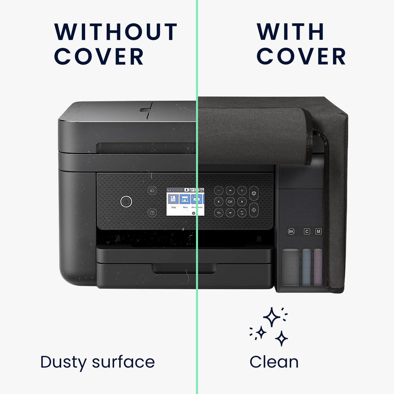 kwmobile Cover kompatibel mit Epson Eco Tank ET-3850 / Eco Tank ET-4856 - Tasche Hülle Drucker - Staubschutzhülle Schutzhaube Schutzhülle