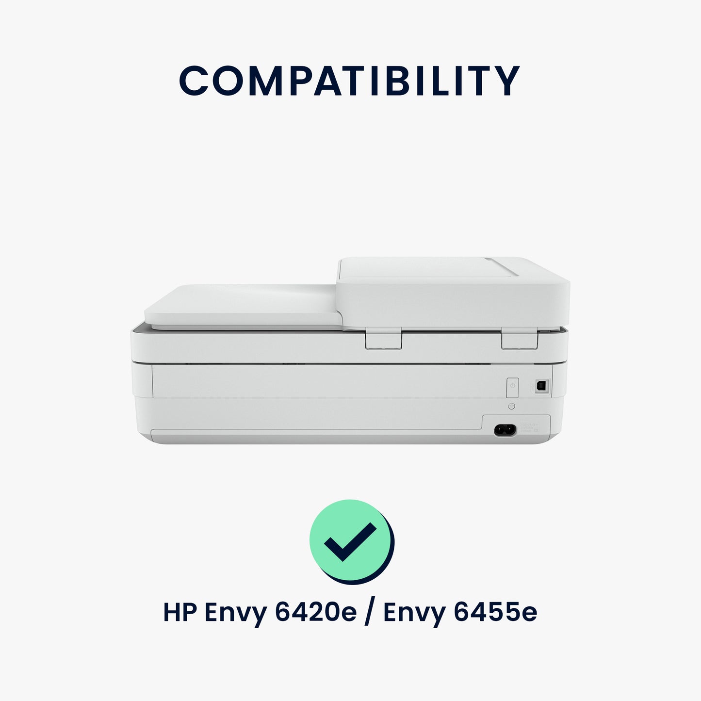 kwmobile Cover kompatibel mit HP Envy 6420e / Envy 6455e - Tasche Hülle Drucker - Staubschutzhülle Schutzhaube Schutzhülle