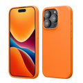 kwmobile Handyhülle für iPhone 15 Pro Max Hülle, für iPhone 15 Pro Max Case - Hülle Silikon - kabelloses Laden - Fruity Orange Fruity Orange  
