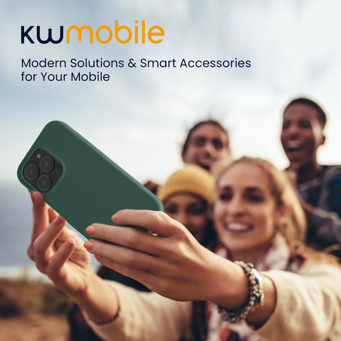 kwmobile Handyhülle für iPhone 15 Pro Max Case kabelloses Laden