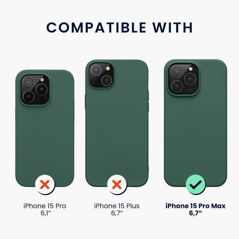 kwmobile Handyhülle für iPhone 15 Pro Max Case kabelloses Laden