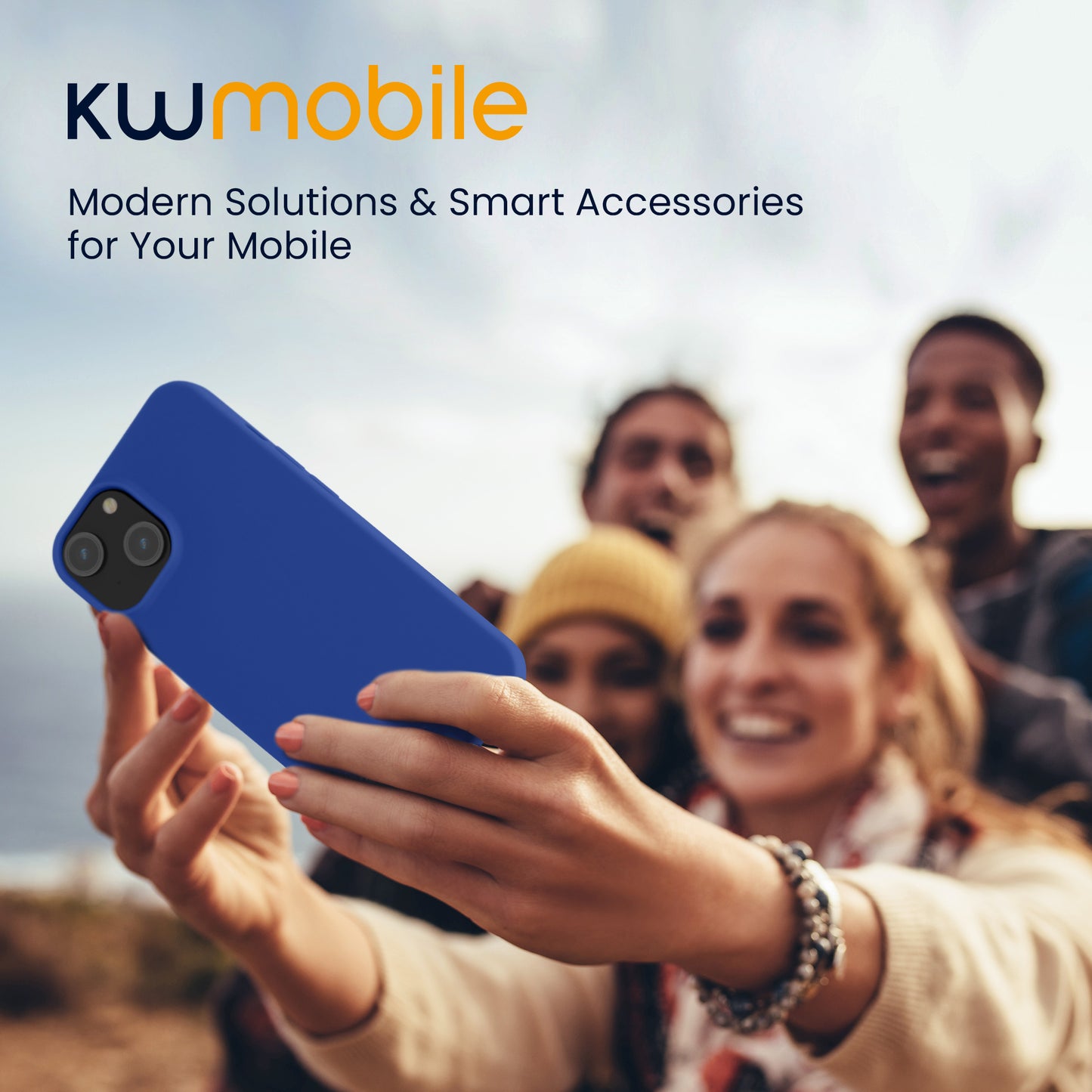 kwmobile Hülle kompatibel mit iPhone 15 Hülle - Weiche und schlanke Silikon Handyhülle - Stoßabsorbierendes Flexibles Case