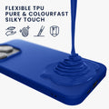 kwmobile Hülle kompatibel mit iPhone 15 Hülle - Weiche und schlanke Silikon Handyhülle - Stoßabsorbierendes Flexibles Case