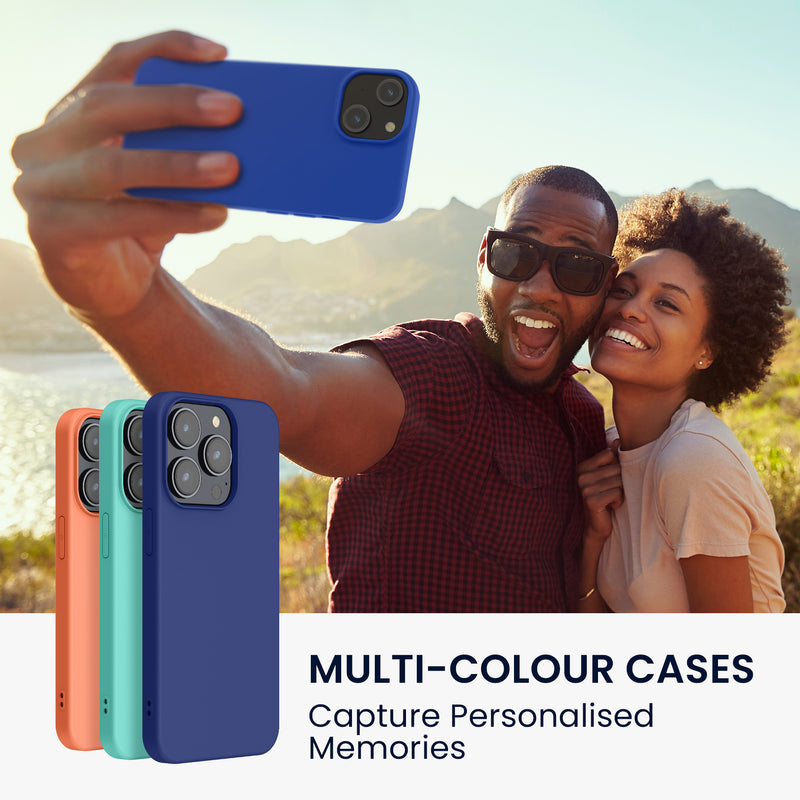 kwmobile Hülle kompatibel mit iPhone 15 Hülle - Weiche und schlanke Silikon Handyhülle - Stoßabsorbierendes Flexibles Case