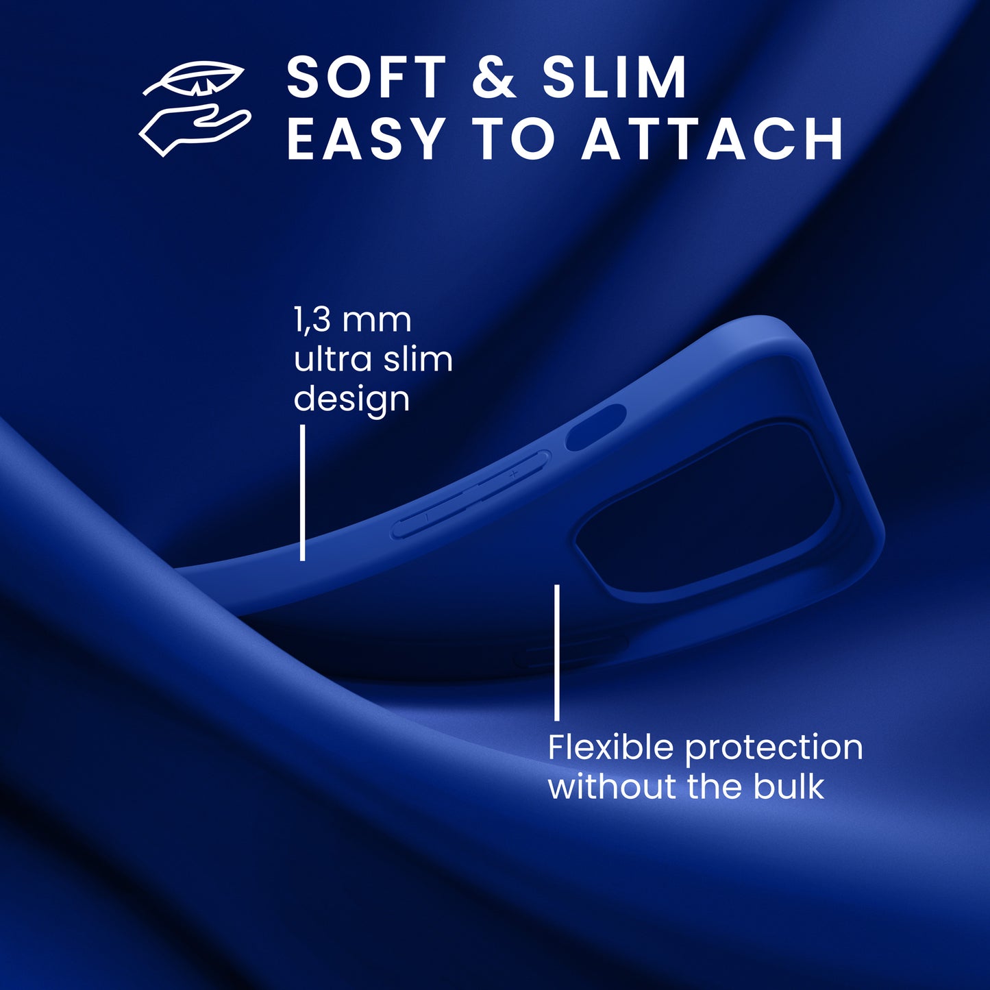 kwmobile Hülle kompatibel mit iPhone 15 Hülle - Weiche und schlanke Silikon Handyhülle - Stoßabsorbierendes Flexibles Case