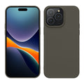 kwmobile Hülle kompatibel mit iPhone 15 Pro Max Hülle - Weiche und schlanke TPU Silikon Handyhülle - Stoßabsorbierendes Flexibles Case - Olivgrün matt Olivgrün matt  