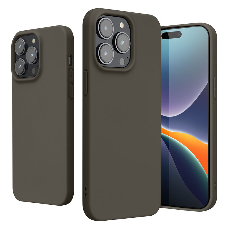 TPU Hülle für iPhone 15 Pro Max in Olivgrün matt