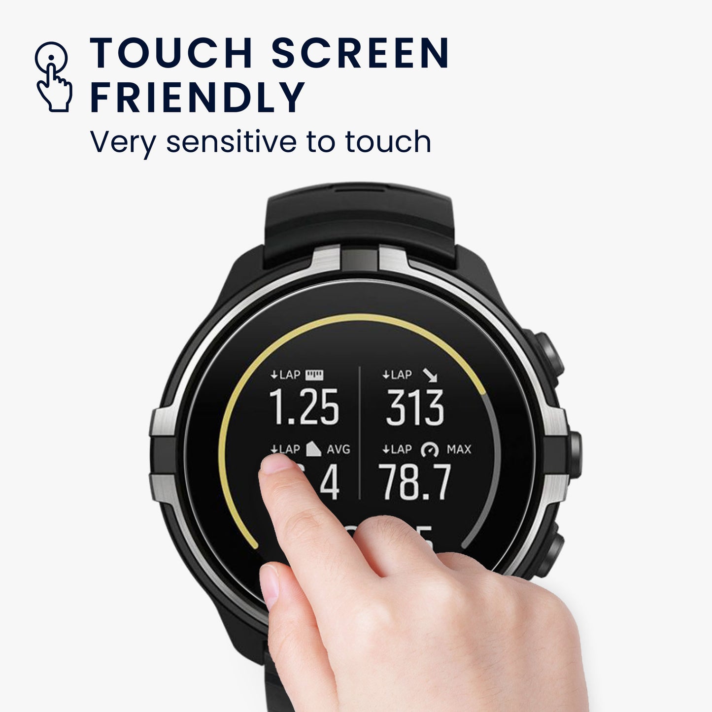 Echtglas Schutz für Suunto 9 / 9 Baro / Spartan Sport Wrist HR