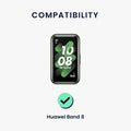 kwmobile Uhrenarmband für Huawei Band 10 / 9 / 8 Armband Fitnesstracker Band Set Ersatzarmband Smartwatch