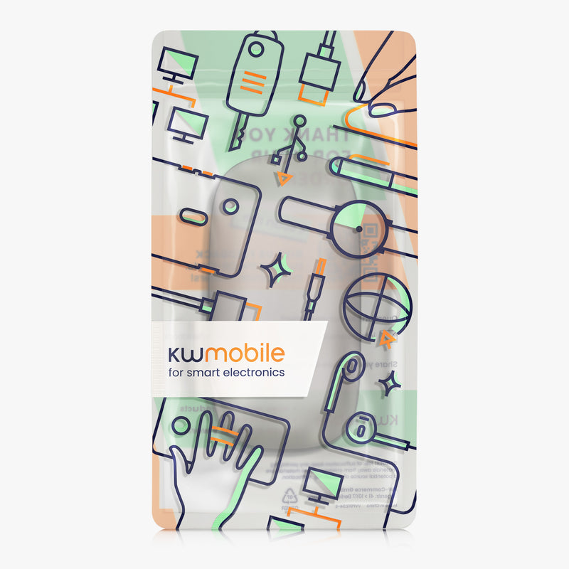 kwmobile Schutzhülle kompatibel mit Apple Magic Mouse 1 / 2 Hülle - PC Maus Cover aus softem Silikon
