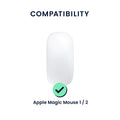 kwmobile Schutzhülle kompatibel mit Apple Magic Mouse 1 / 2 Hülle - PC Maus Cover aus softem Silikon