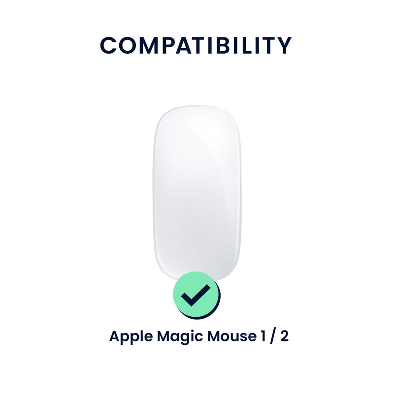 kwmobile Schutzhülle kompatibel mit Apple Magic Mouse 1 / 2 Hülle - PC Maus Cover aus softem Silikon
