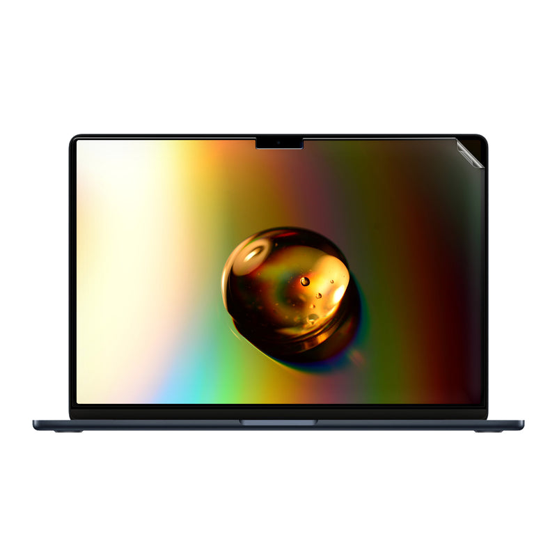kwmobile Schutzfolie für Apple Macbook Air 15 2023 M2 (A2941) Folie - Laptop Folie - Displayschutz matt - Displayschutzfolie Displayfolie entspiegelt - Laptop Schutz Zubehör Transparent  
