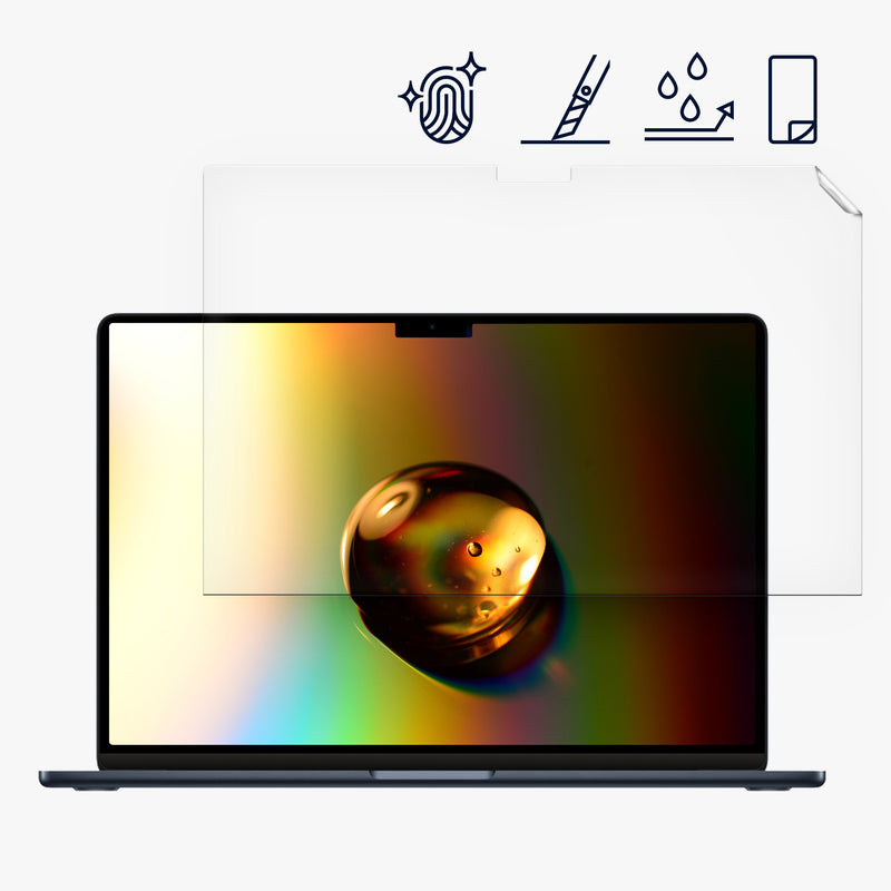 Displayschutzfolie kompatibel mit Apple Macbook Air 15 2023 M2 (A2941)