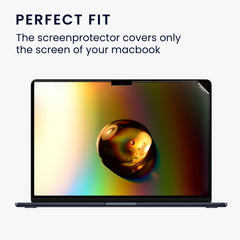 Displayschutzfolie kompatibel mit Apple Macbook Air 15 2023 M2 (A2941) - Matt - Displayschutz