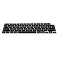 kwmobile Silikon Tastaturschutz für Apple Macbook Air 15 2023 M2 (A2941) - QWERTY US Keyboard Cover Abdeckung - Schwarz Schwarz  