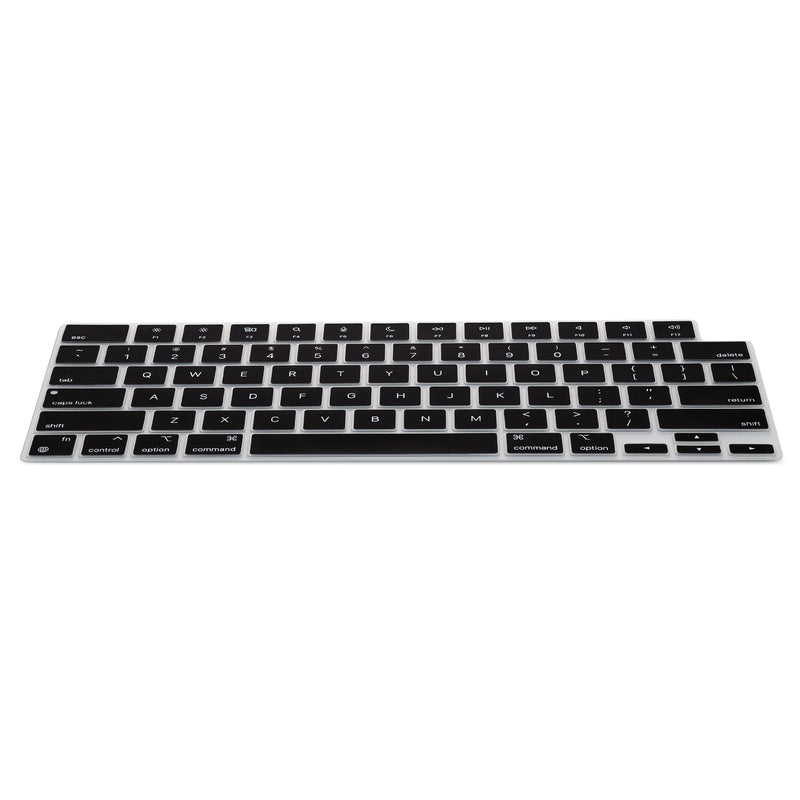 kwmobile Silikon Tastaturschutz für Apple Macbook Air 15 2023 M2 (A2941) - QWERTY US Keyboard Cover Abdeckung - Schwarz Schwarz  