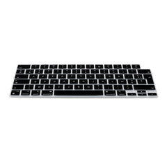 kwmobile Silikon Tastaturschutz AZERTY (Frankreich, Belgien) kompatibel mit Apple Macbook Air 15 2023 M2 (A2941) - in Schwarz Schwarz  