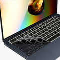 Silikon Tastaturschutz AZERTY (Frankreich, Belgien) kompatibel mit Apple Macbook Air 15 2023 M2 (A2941)