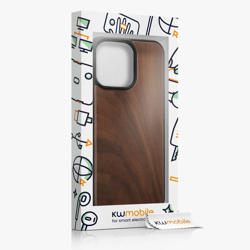 kwmobile Hülle kompatibel mit iPhone 15 Pro Max Hülle - stoßfestes Handy Cover - TPU Handyhülle