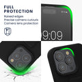 kwmobile Handyhülle für Apple iPhone 15 Pro mit Fingerhalter und Stand Schutzhülle Cover