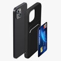 kwmobile Handyhülle kompatibel mit iPhone 15 - Handy Cover mit Fach für Karten