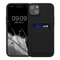 kwmobile Handyhülle kompatibel mit iPhone 15 Plus Hülle - Handy Cover mit Fach für Karten