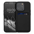 kwmobile Handyhülle kompatibel mit iPhone 15 Pro Hülle - Handy Cover mit Fach für Karten