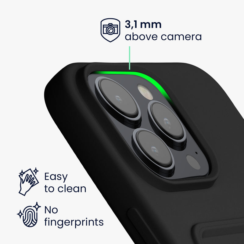 kwmobile Handyhülle kompatibel mit iPhone 15 Pro Max Hülle - Handy Cover mit Fach für Karten