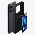 kwmobile Handyhülle kompatibel mit iPhone 15 Pro Max Hülle - Handy Cover mit Fach für Karten