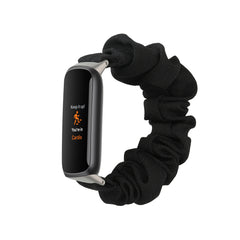 Ersatz Armband im Scrunchie Haargummi Design - Schwarz - Sonstiges