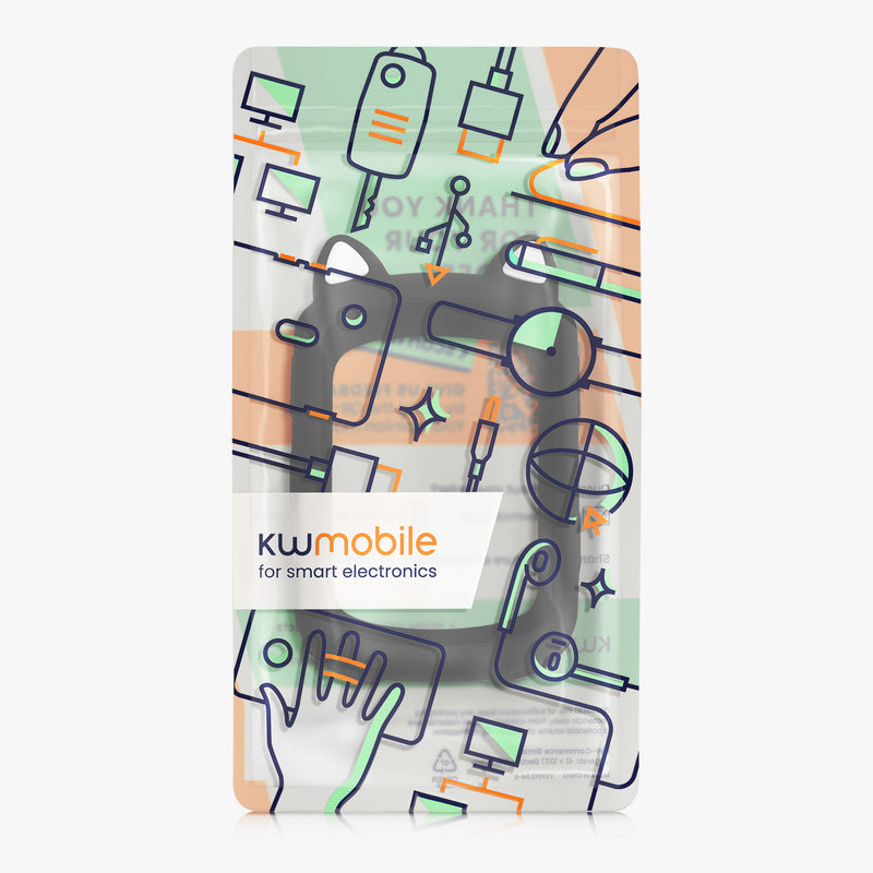 kwmobile Hülle kompatibel mit Garmin Edge 840 / Edge 540 - Backcover für Bike GPS Computer - Schutzhülle Fahrradcomputer