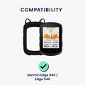 kwmobile Hülle kompatibel mit Garmin Edge 840 / Edge 540 - Backcover für Bike GPS Computer - Schutzhülle Fahrradcomputer