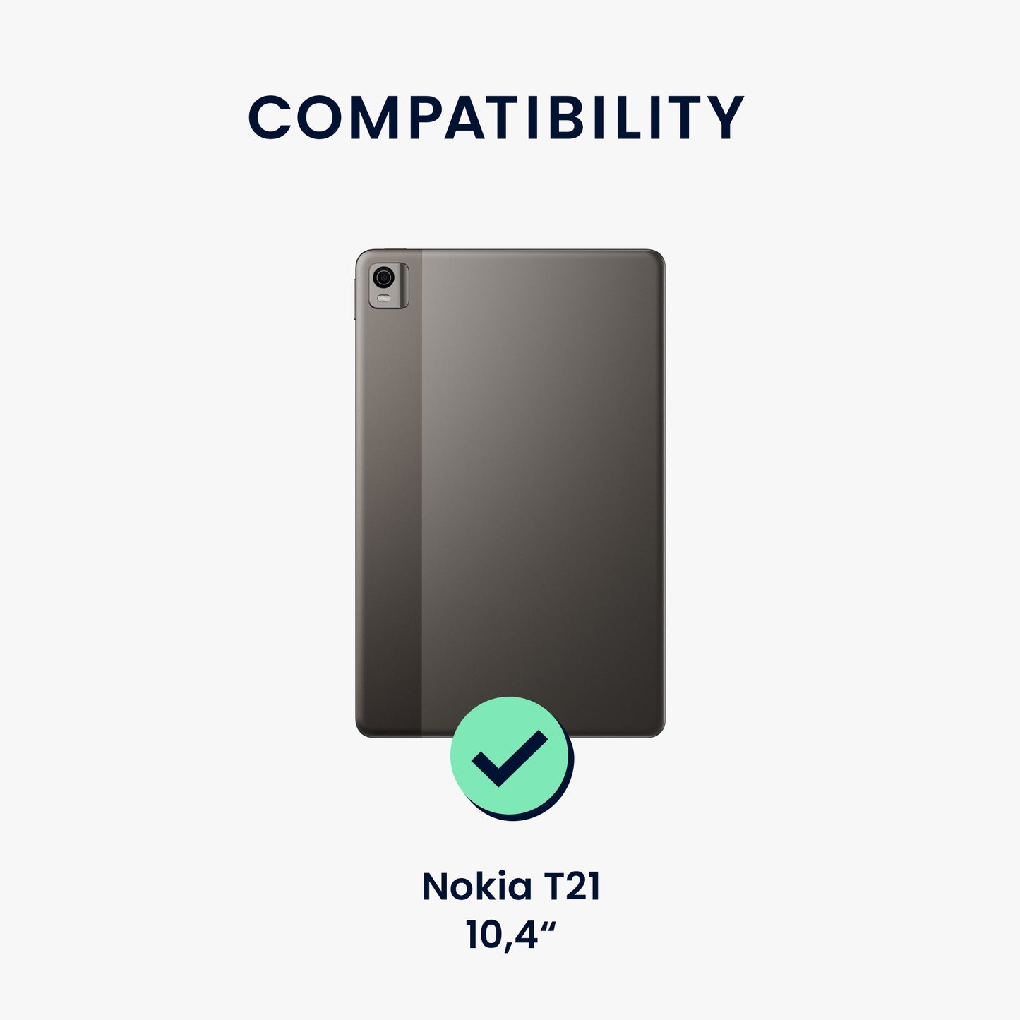 Silikon Hülle kompatibel mit Nokia T21 Tablet