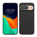 kalibri Schutzhülle kompatibel mit Google Pixel 9 - Hülle Aramid - Handy Cover Case Handyhülle Schwarz matt Schwarz matt  