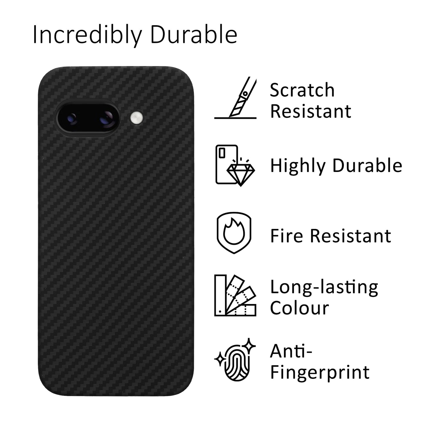 kalibri Schutzhülle kompatibel mit Google Pixel 9a - Handy Cover Case Handyhülle
