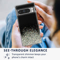 kalibri Hülle kompatibel mit Google Pixel 8 Pro Case - Glitzer Cover - TPU Schutzhülle - Handyhülle