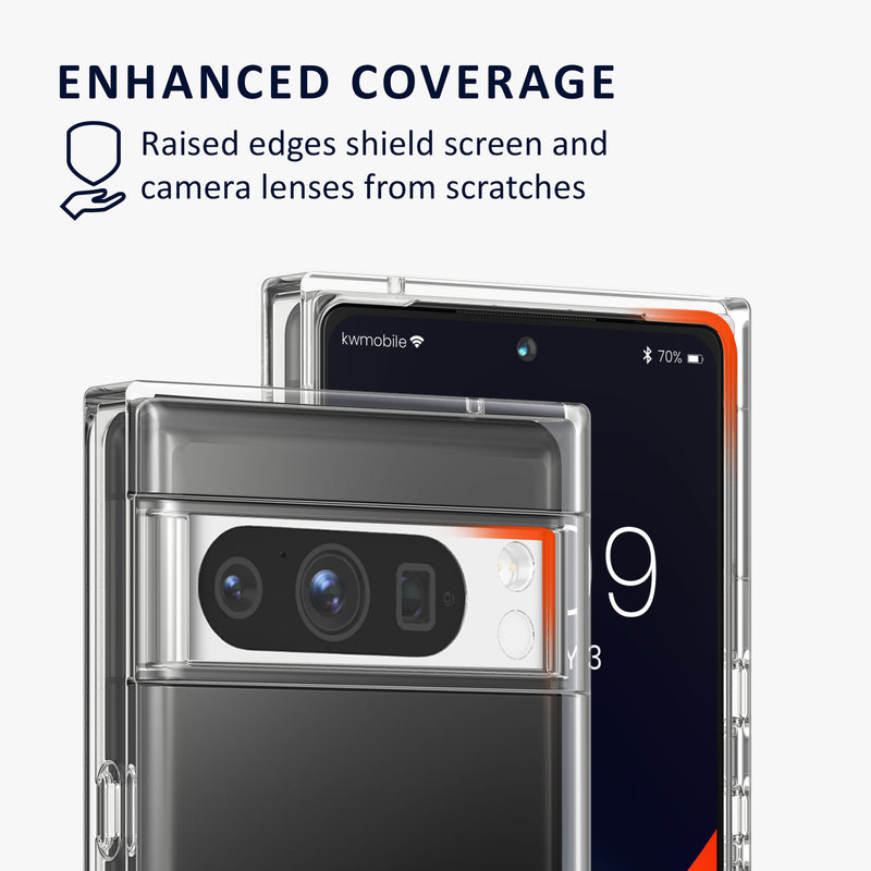 kalibri Hülle kompatibel mit Google Pixel 8 Pro Case - Glitzer Cover - TPU Schutzhülle - Handyhülle