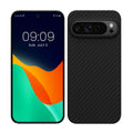 kalibri Schutzhülle kompatibel mit Google Pixel 9 Pro - Hülle Aramid - Handy Cover Case Handyhülle Schwarz matt Schwarz matt  