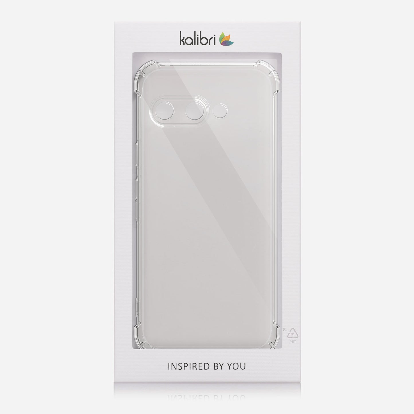 kalibri Hülle kompatibel mit Google Pixel 9a Case - Handyhülle mit 2x Glas Schutz Folie - Cover Handyhülle