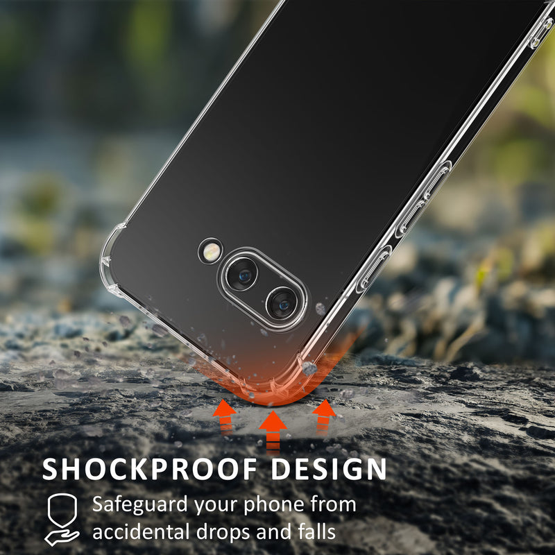 kalibri Hülle kompatibel mit Google Pixel 9a Case - Handyhülle mit 2x Glas Schutz Folie - Cover Handyhülle