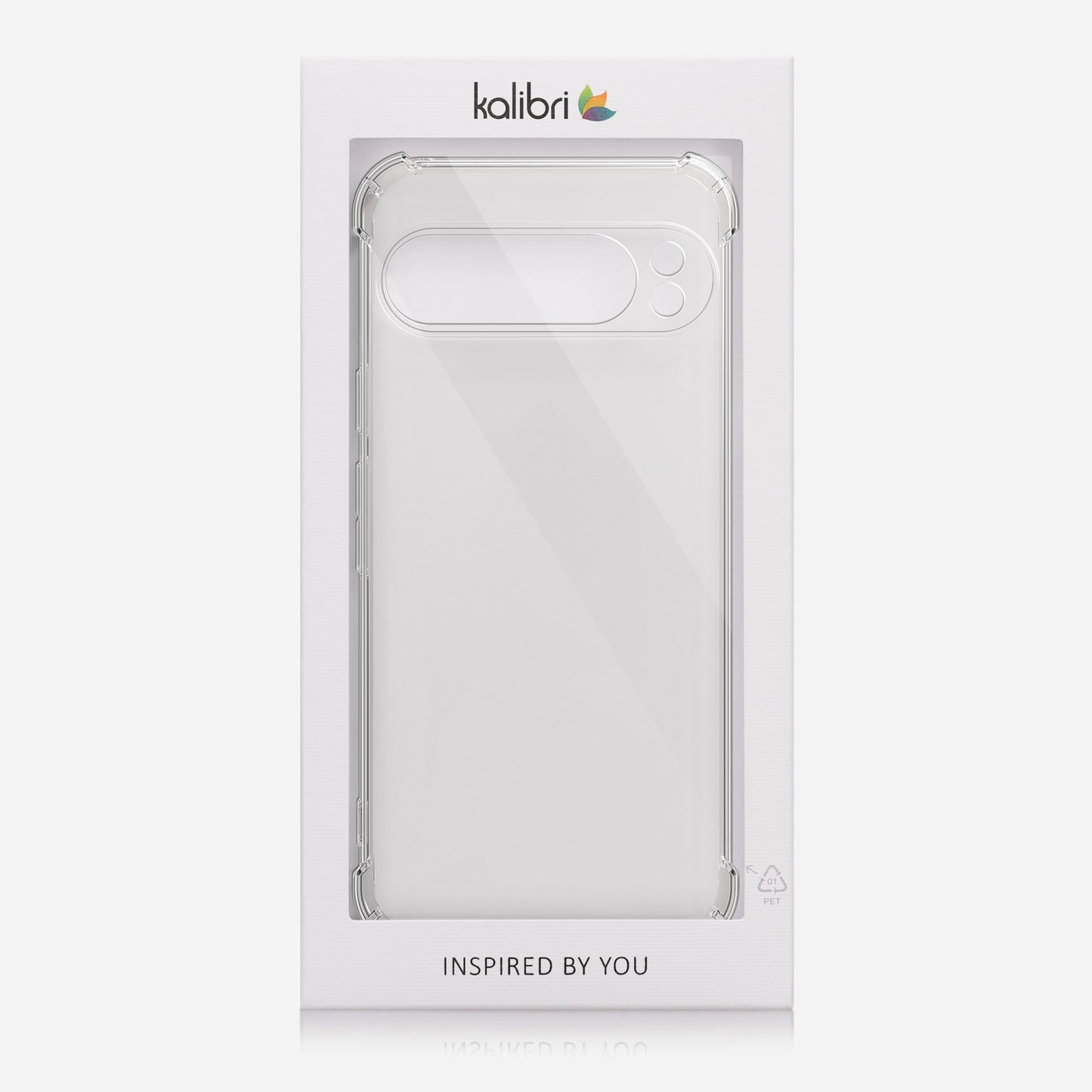 kalibri Hülle kompatibel mit Google Pixel 9 Pro Case - Handyhülle mit 2x Glas Schutz Folie - Cover Handyhülle