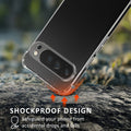 kalibri Hülle kompatibel mit Google Pixel 9 Pro Case - Handyhülle mit 2x Glas Schutz Folie - Cover Handyhülle