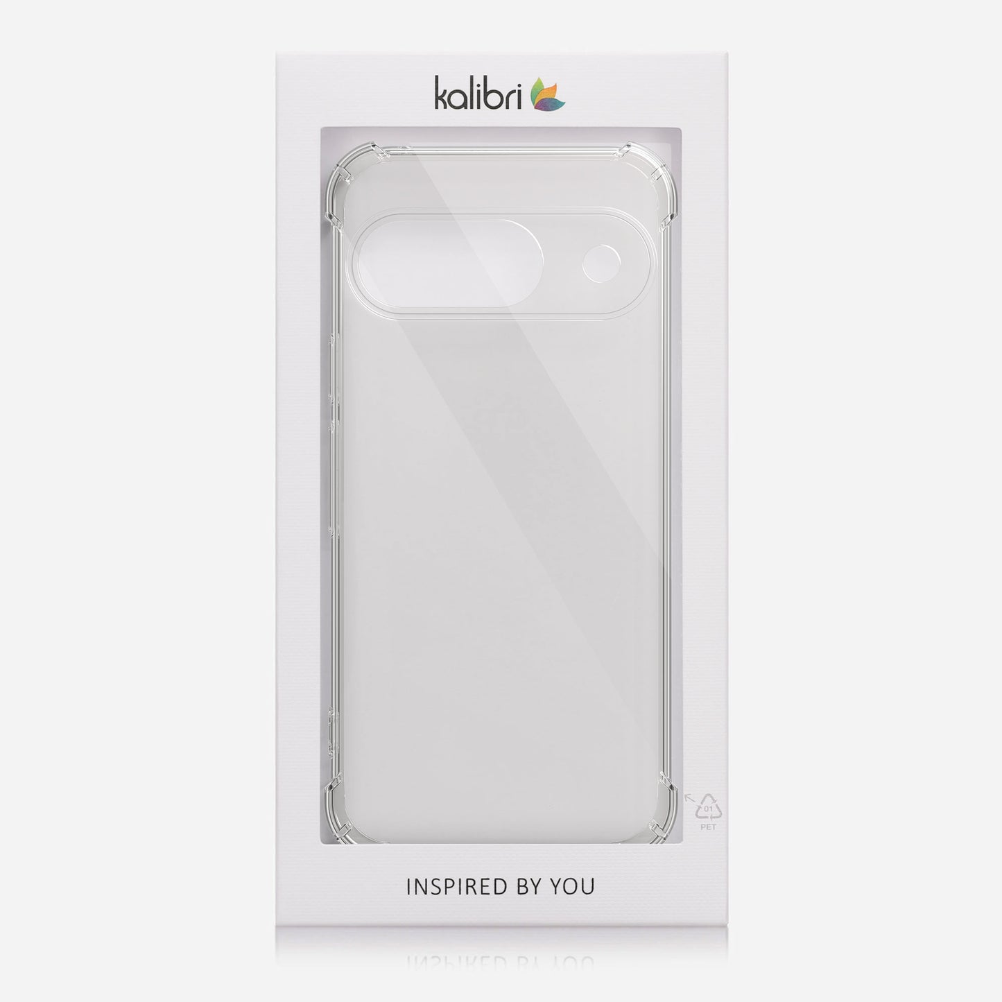 kalibri Hülle kompatibel mit Google Pixel 9 Case - Handyhülle mit 2x Glas Schutz Folie - Cover Handyhülle