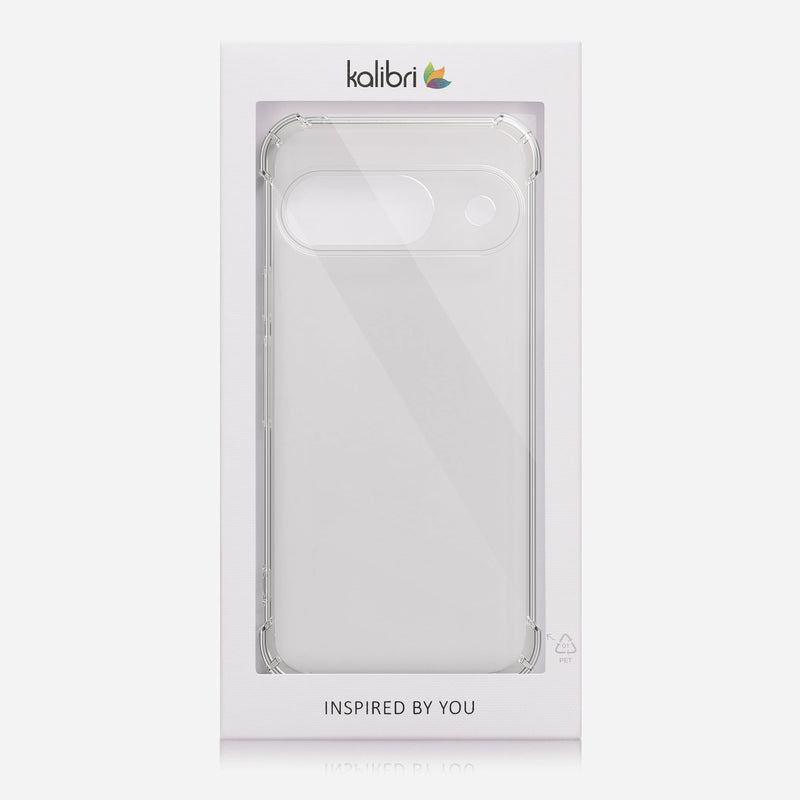 kalibri Hülle kompatibel mit Google Pixel 9 Case - Handyhülle mit 2x Glas Schutz Folie - Cover Handyhülle