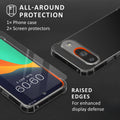 kalibri Hülle kompatibel mit Google Pixel 9 Case - Handyhülle mit 2x Glas Schutz Folie - Cover Handyhülle