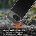 kalibri Hülle kompatibel mit Google Pixel 9 Case - Handyhülle mit 2x Glas Schutz Folie - Cover Handyhülle