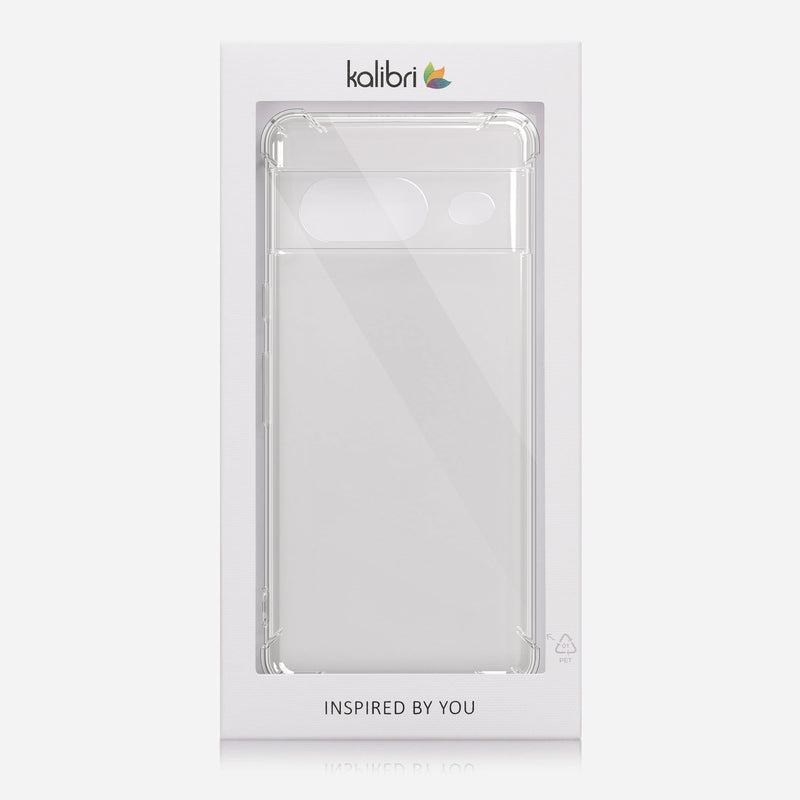 kalibri Hülle kompatibel mit Google Pixel 8 Case - Handyhülle mit 2x Glas Schutz Folie - Cover Handyhülle